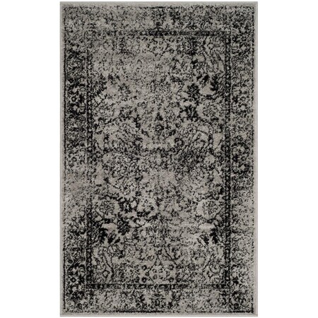 Safavieh Adirondack Power Loomed Rectangle Area Rug Grey & Black - 9 x 12 ft. ADRW109B-9